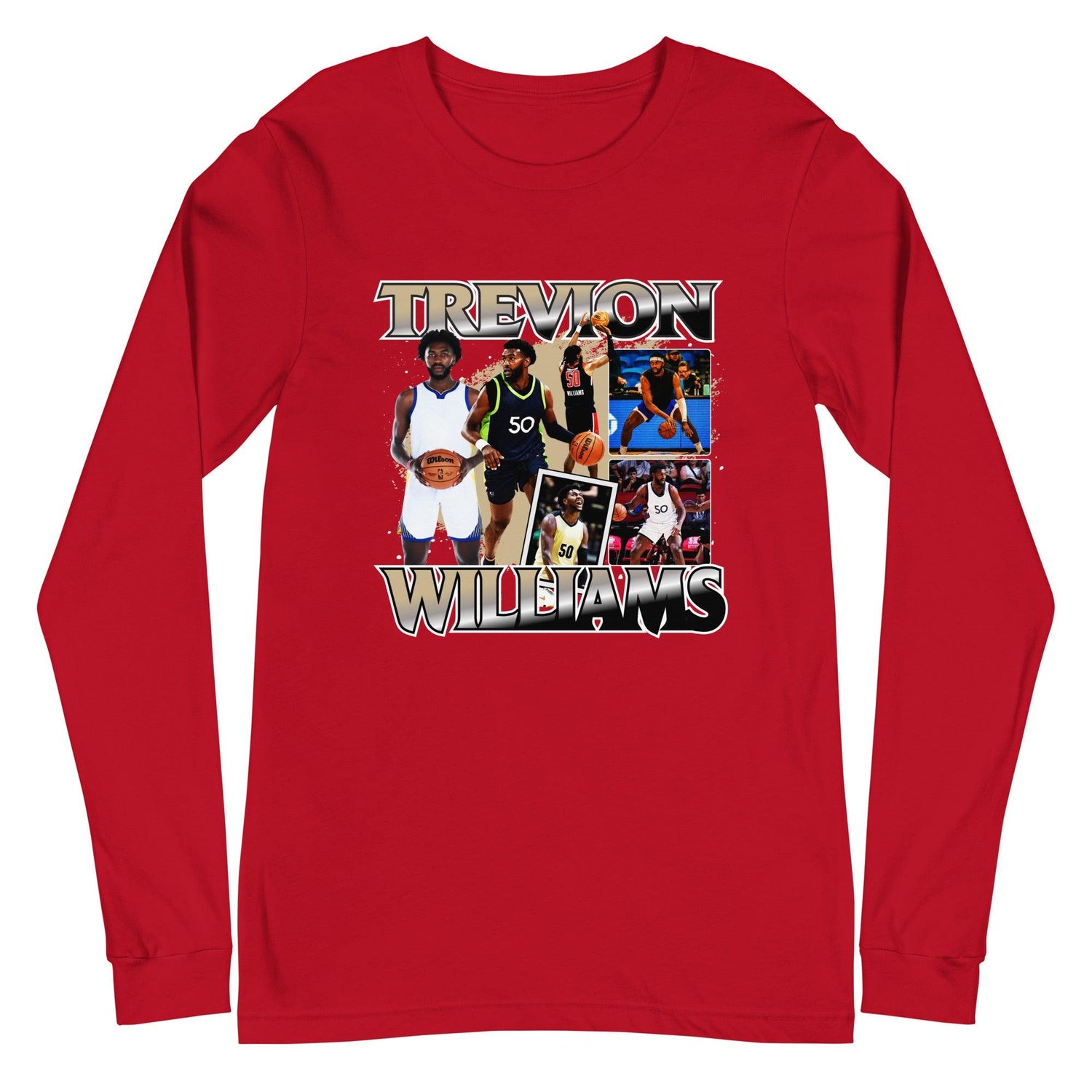 Trevion Williams "Vintage" Long Sleeve Tee - Fan Arch