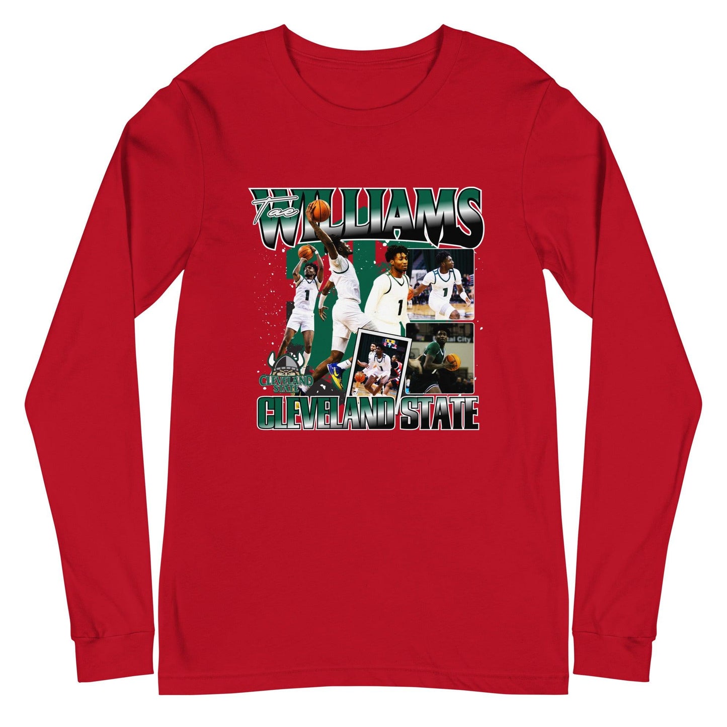 Tae Williams "Vintage" Long Sleeve Tee - Fan Arch