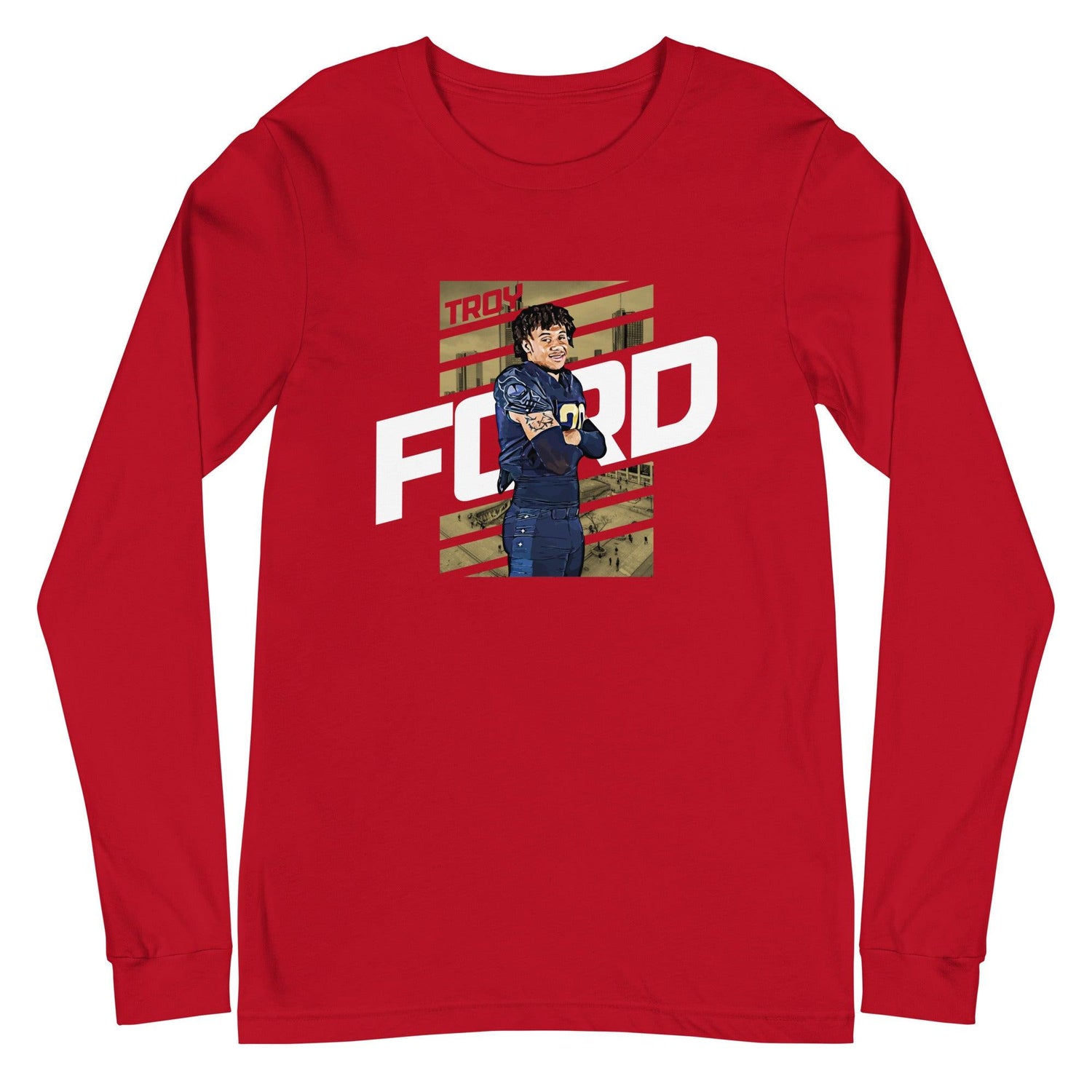 Troy Ford "Gameday" Long Sleeve Tee - Fan Arch