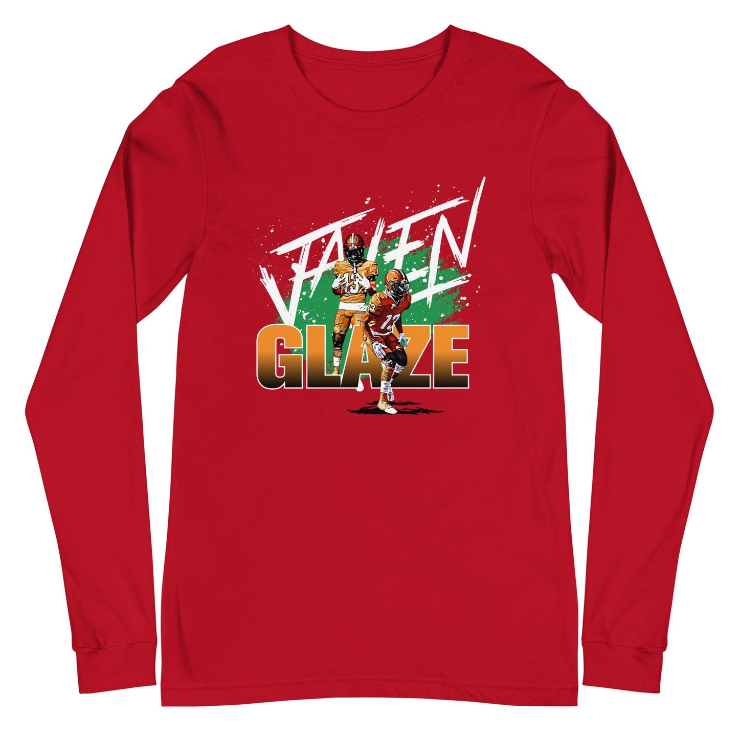 Jalen Glaze "Gameday" Long Sleeve Tee - Fan Arch