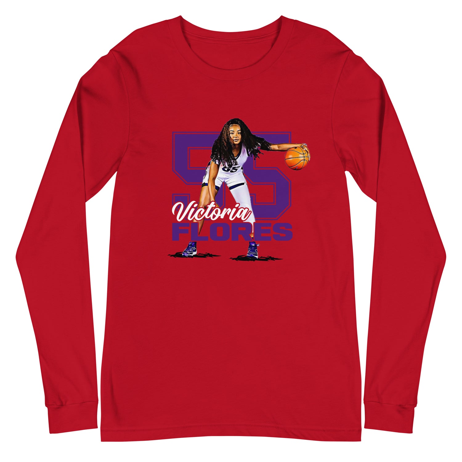 Victoria Flores "Gameday" Long Sleeve Tee - Fan Arch