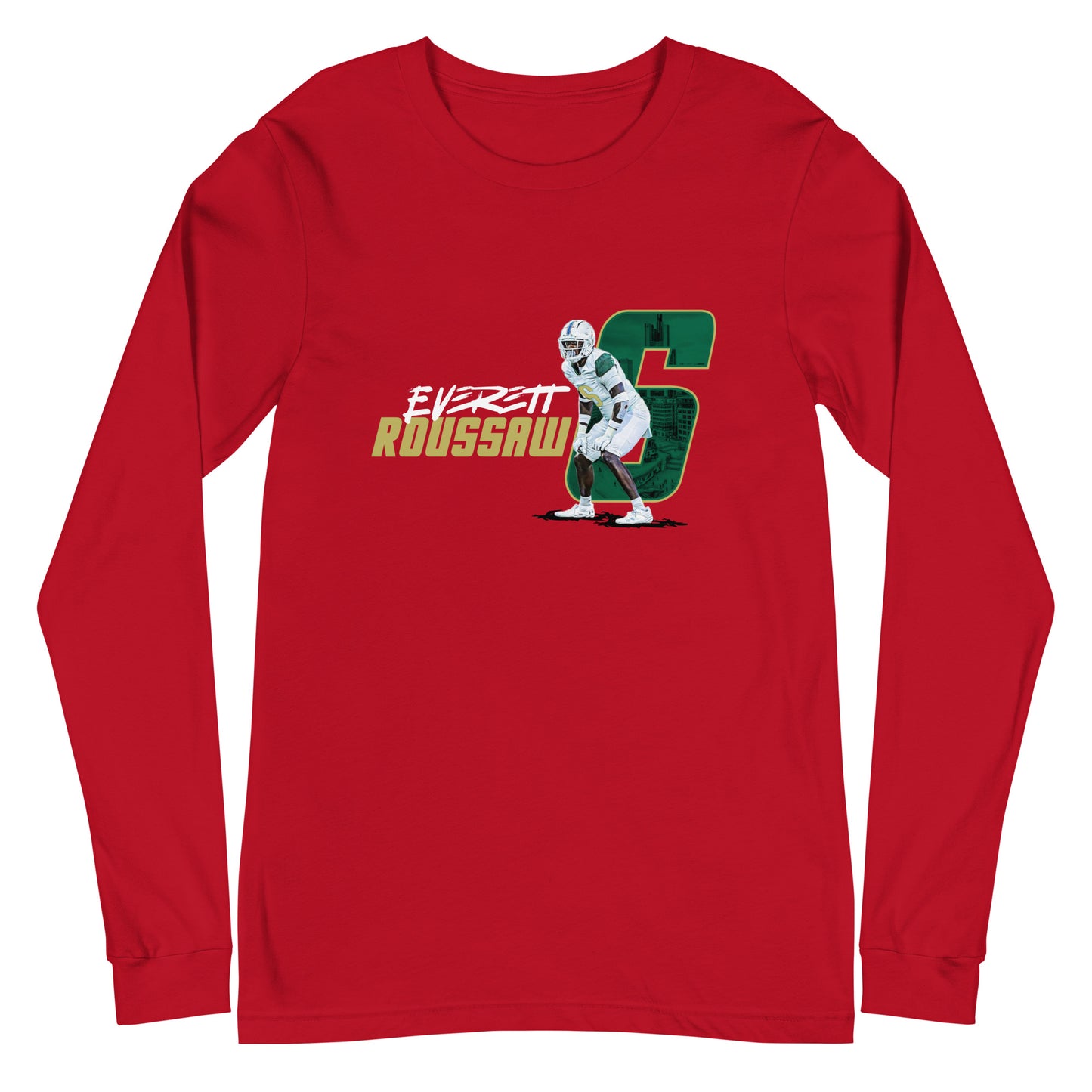 Everett Roussaw "Gameday" Long Sleeve Tee - Fan Arch