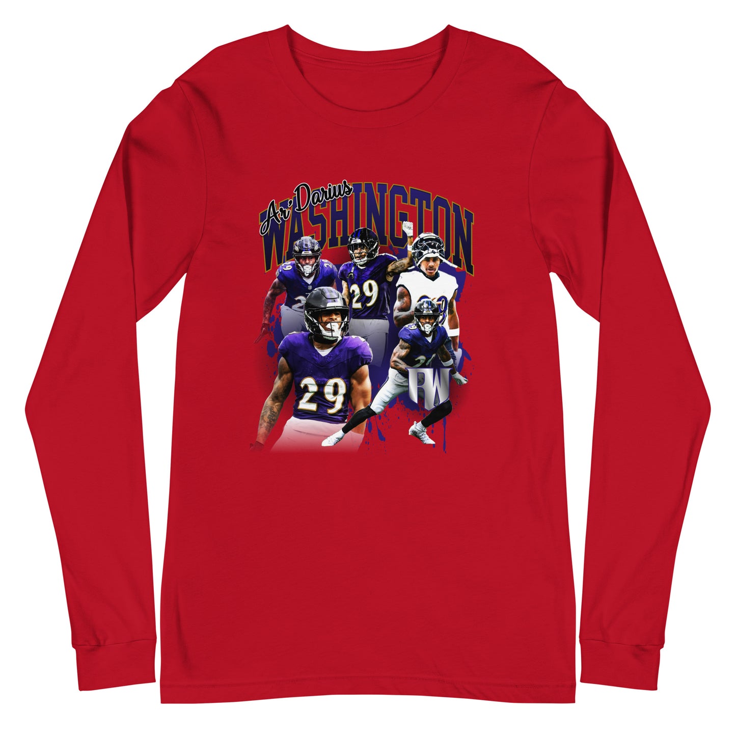 Ar'Darius Washington "Vintage" Long Sleeve Tee