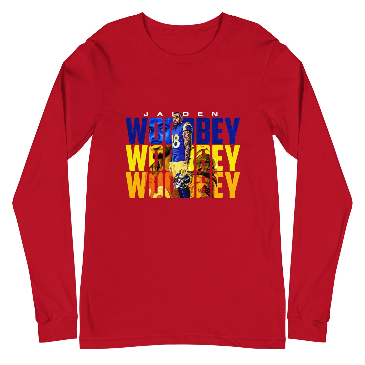 Jaiden Woodbey "Gameday RAMS" Long Sleeve Tee