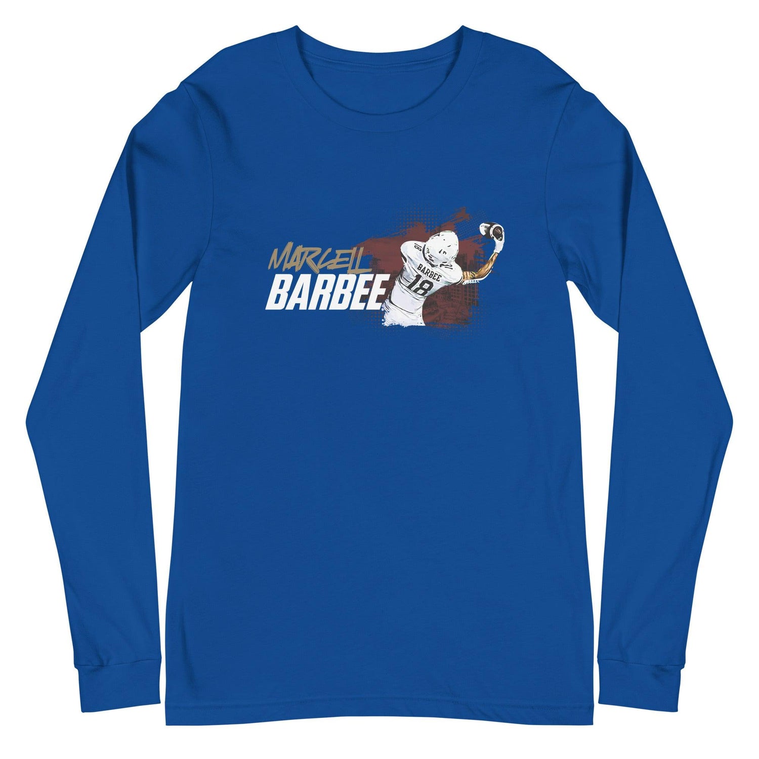 Marcell Barbee "Gameday" Long Sleeve Tee - Fan Arch