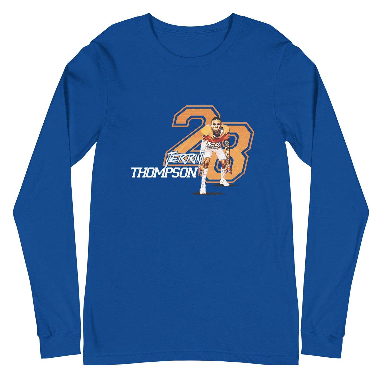 Jerrin Thompson "Gameday" Long Sleeve Tee - Fan Arch