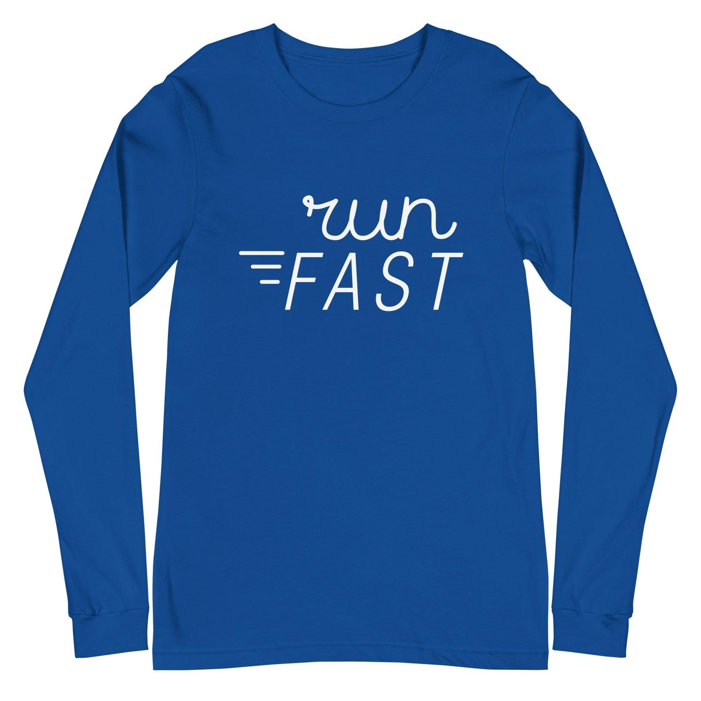 Run Fast Long Sleeve Tee - Fan Arch