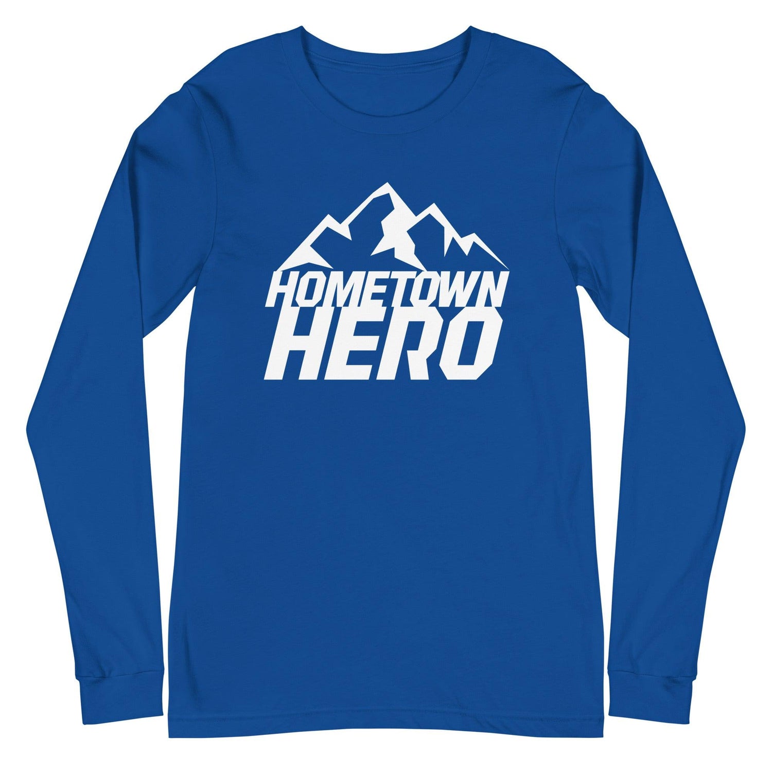 Ike Larsen "Hometown Hero" White Long Sleeve Tee - Fan Arch