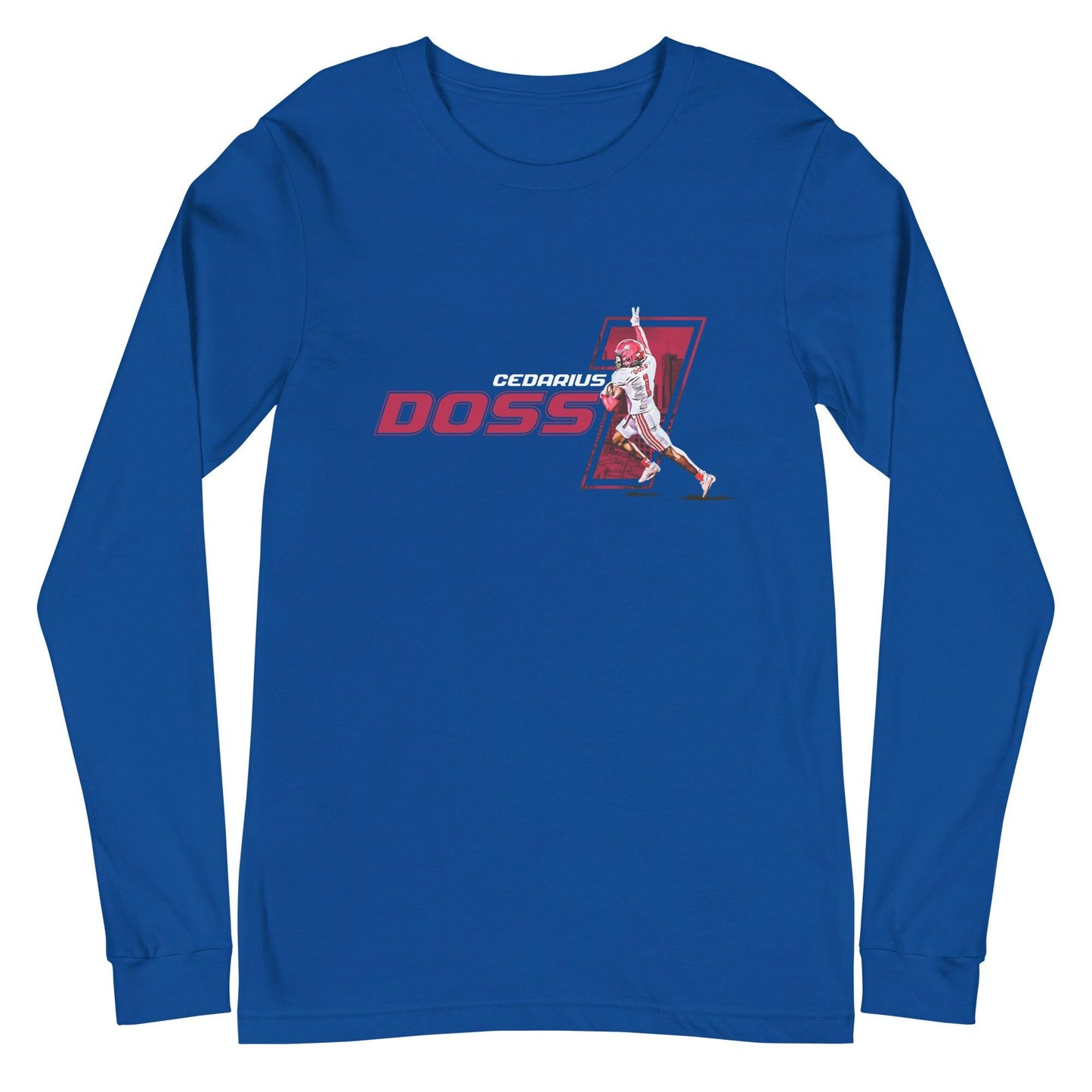 Cedarius Doss "Gameday" Long Sleeve Tee - Fan Arch