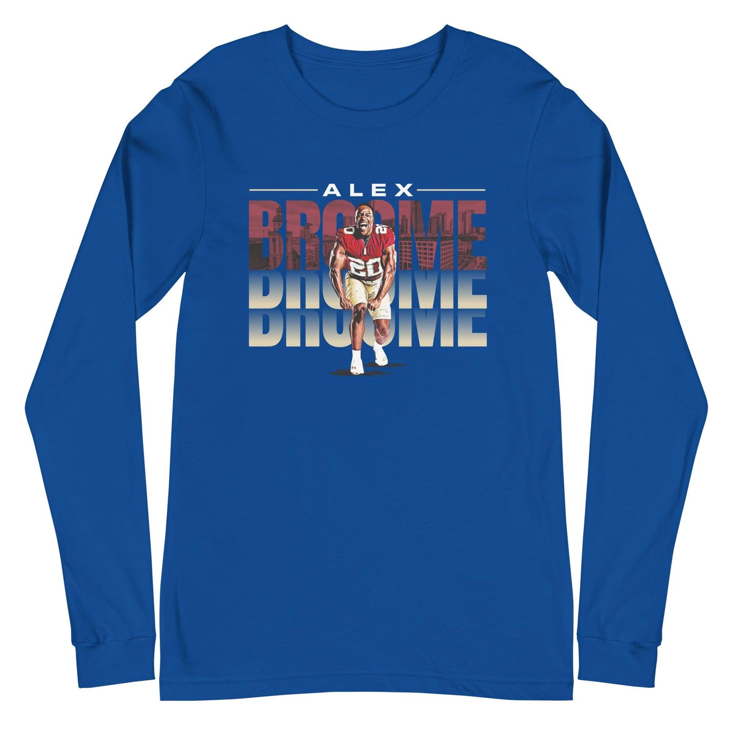 Alex Broome "Gameday" Long Sleeve Tee - Fan Arch