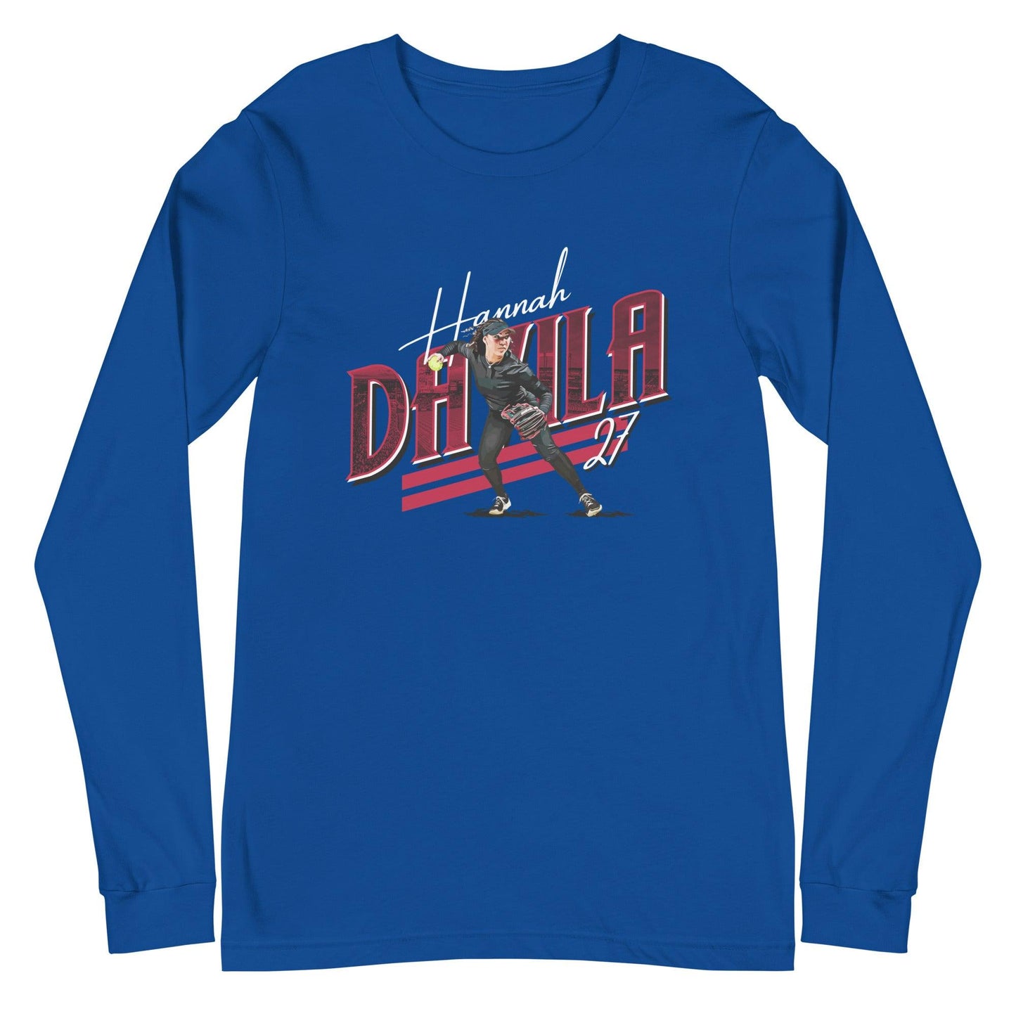 Hannah Davila "Gameday" Long Sleeve Tee - Fan Arch