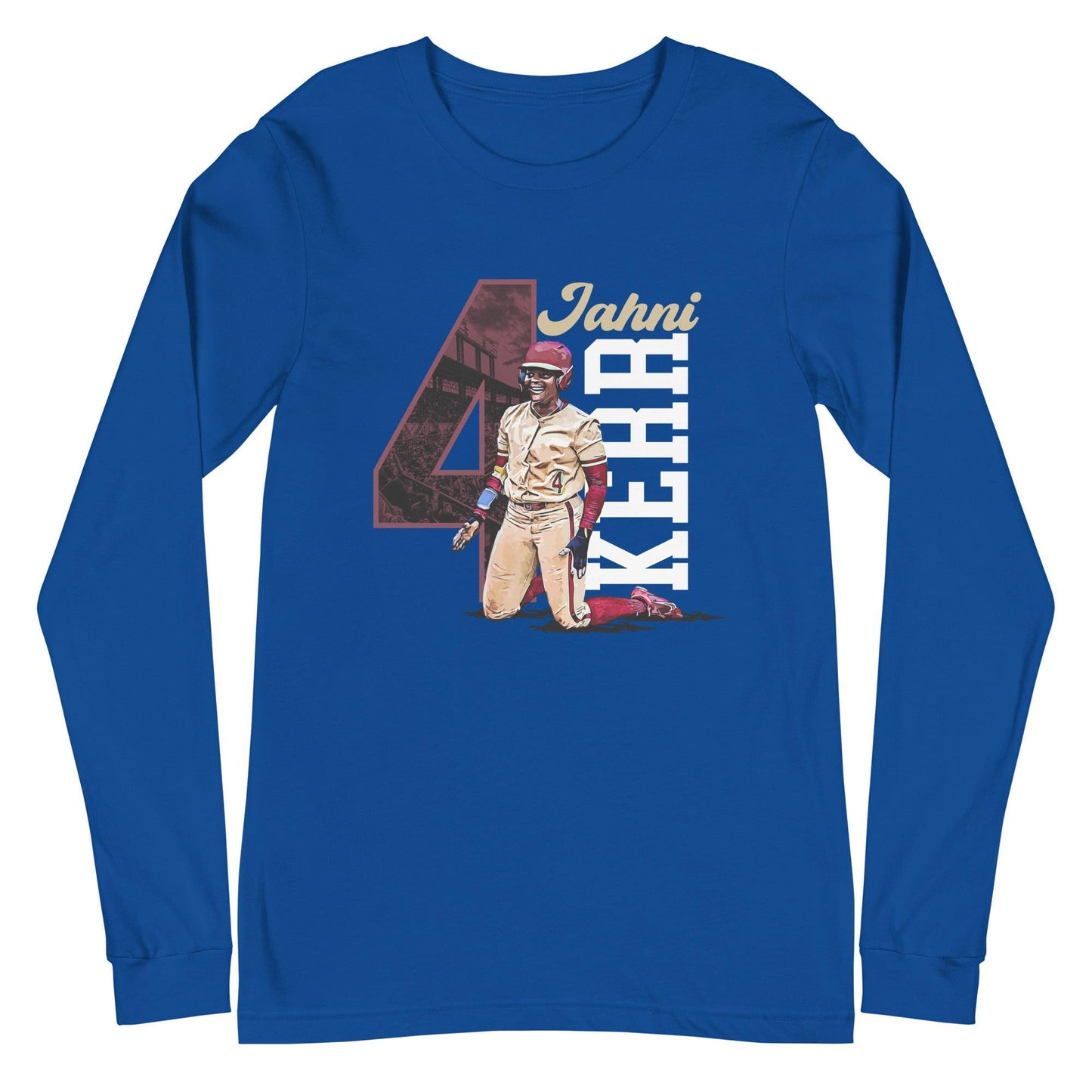 Jahni Kerr "Gameday" Long Sleeve Tee - Fan Arch