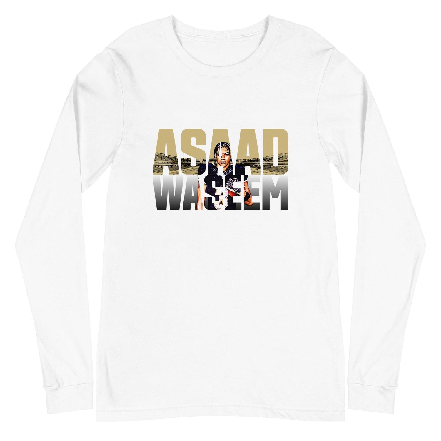 Asaad Waseem "Gameday" Long Sleeve Tee - Fan Arch