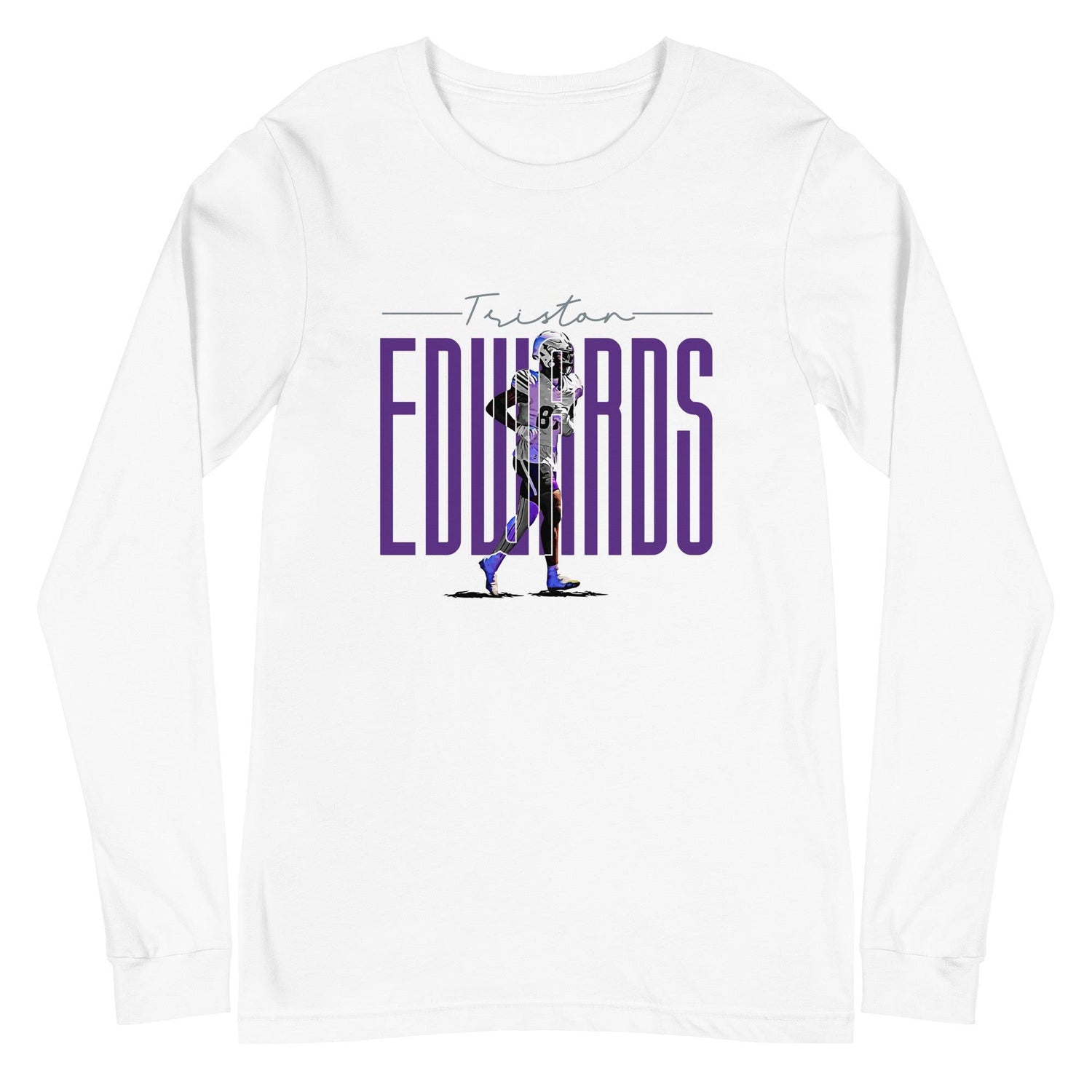 Triston Edwards "Gameday" Long Sleeve Tee - Fan Arch