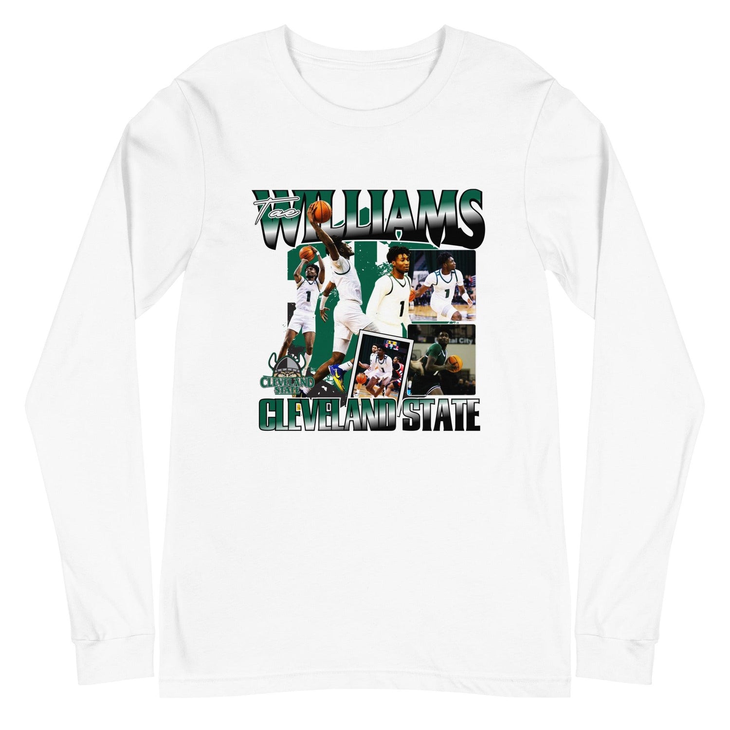 Tae Williams "Vintage" Long Sleeve Tee - Fan Arch