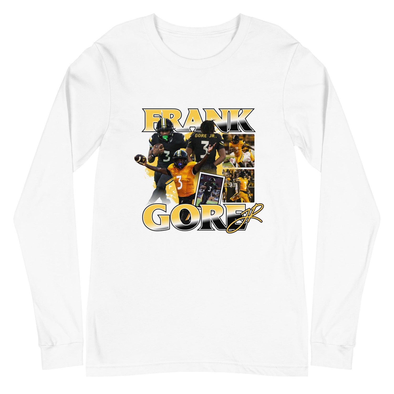 Frank Gore Jr. "Vintage" Long Sleeve Tee - Fan Arch