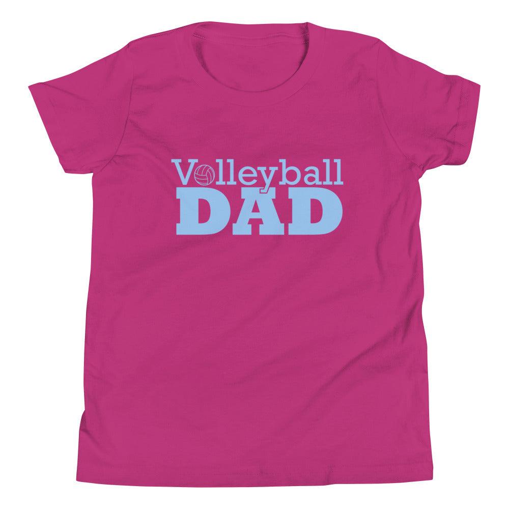 Volleyball Dad Youth T-Shirt - Fan Arch