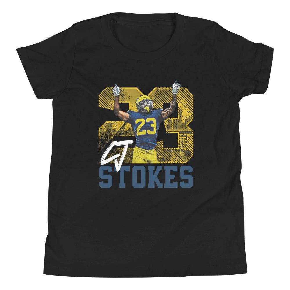 CJ Stokes "Gameday" Youth T-Shirt - Fan Arch