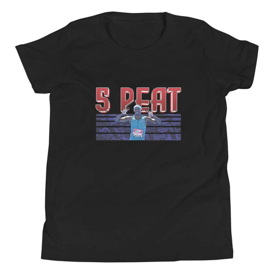 Aaron Kingsley Brown "5-Peat" Youth T-Shirt - Fan Arch