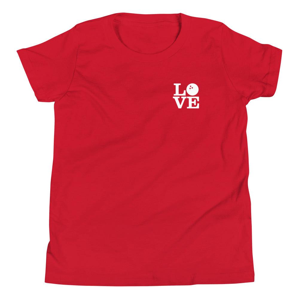 Love Bowling Youth T-Shirt - Fan Arch