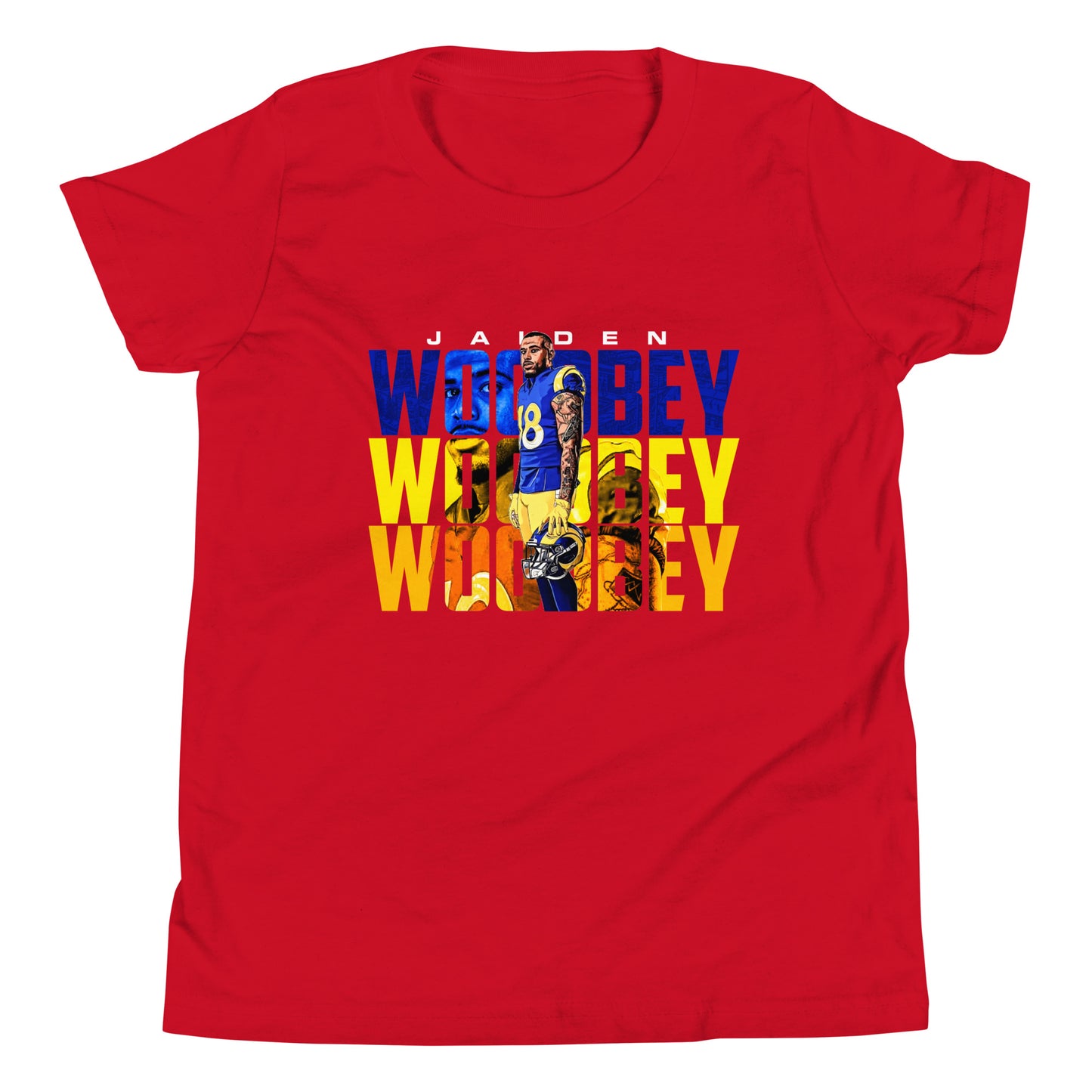 Jaiden Woodbey "Gameday RAMS" Youth T-Shirt