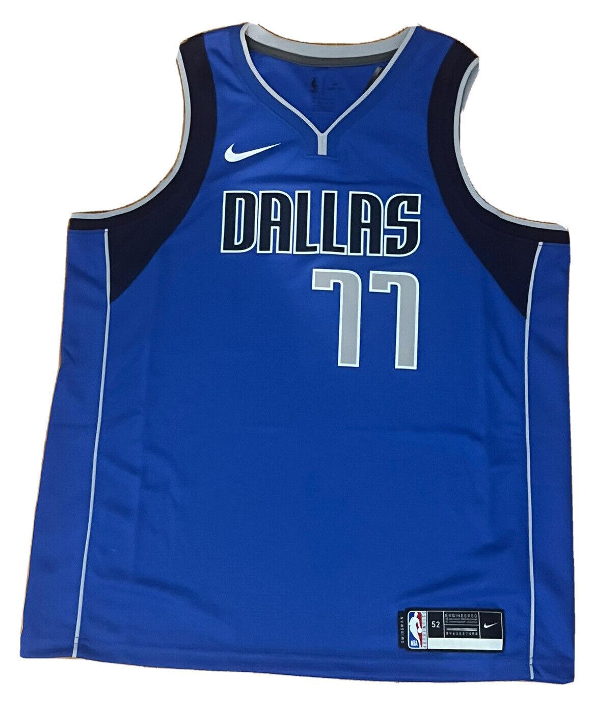Luka Doncic Autographed Dallas Mavericks Nike Swingman Jersey (JSA Letter COA)