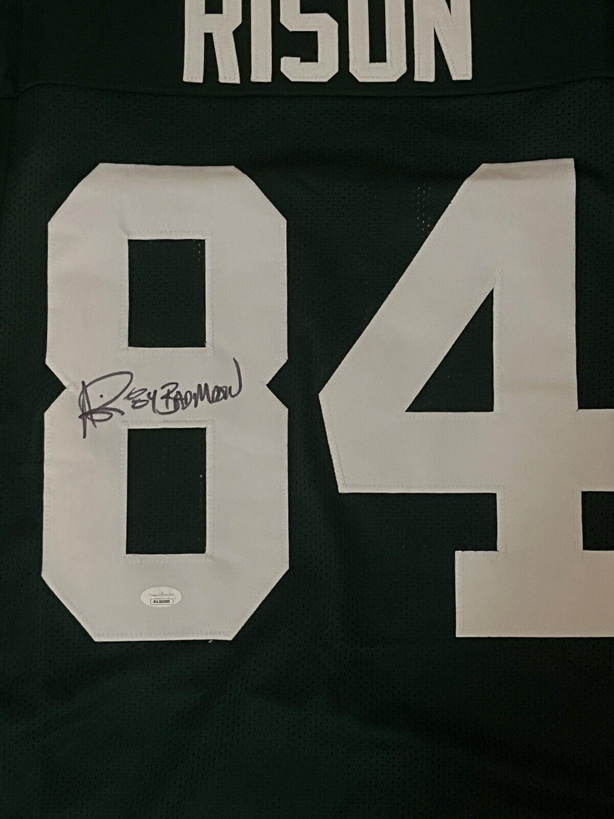 ANDRE RISON BAD MOON AUTOGRAPHED GREEN BAY PACKERS CUSTOM JERSEY JSA COA  – Fan Arch