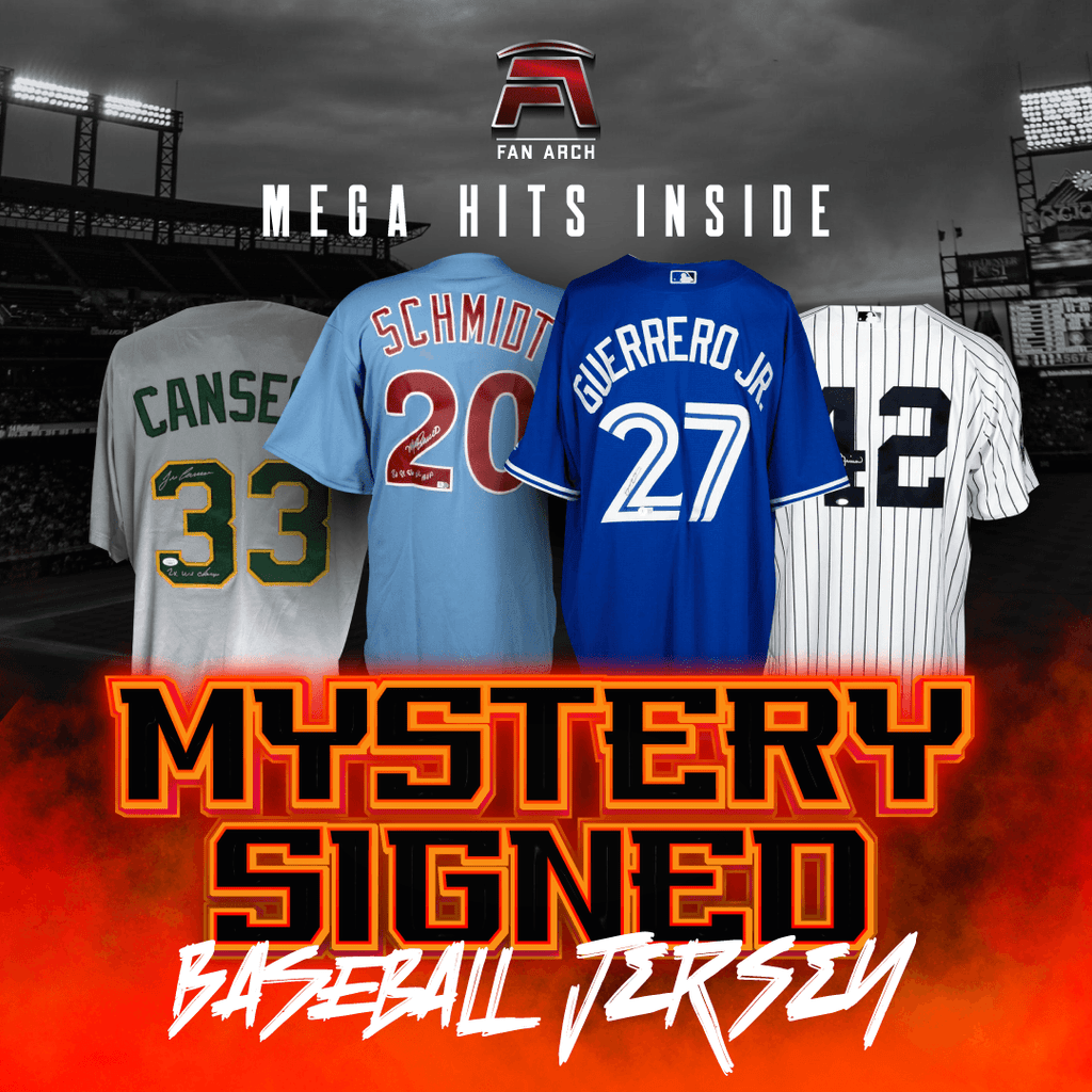 Mystery Signed Baseball Jersey Fan Arch