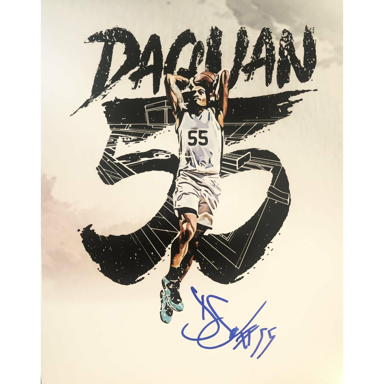 DaQuan Jeffries "Limited Edition" Signed 8x10 - Fan Arch