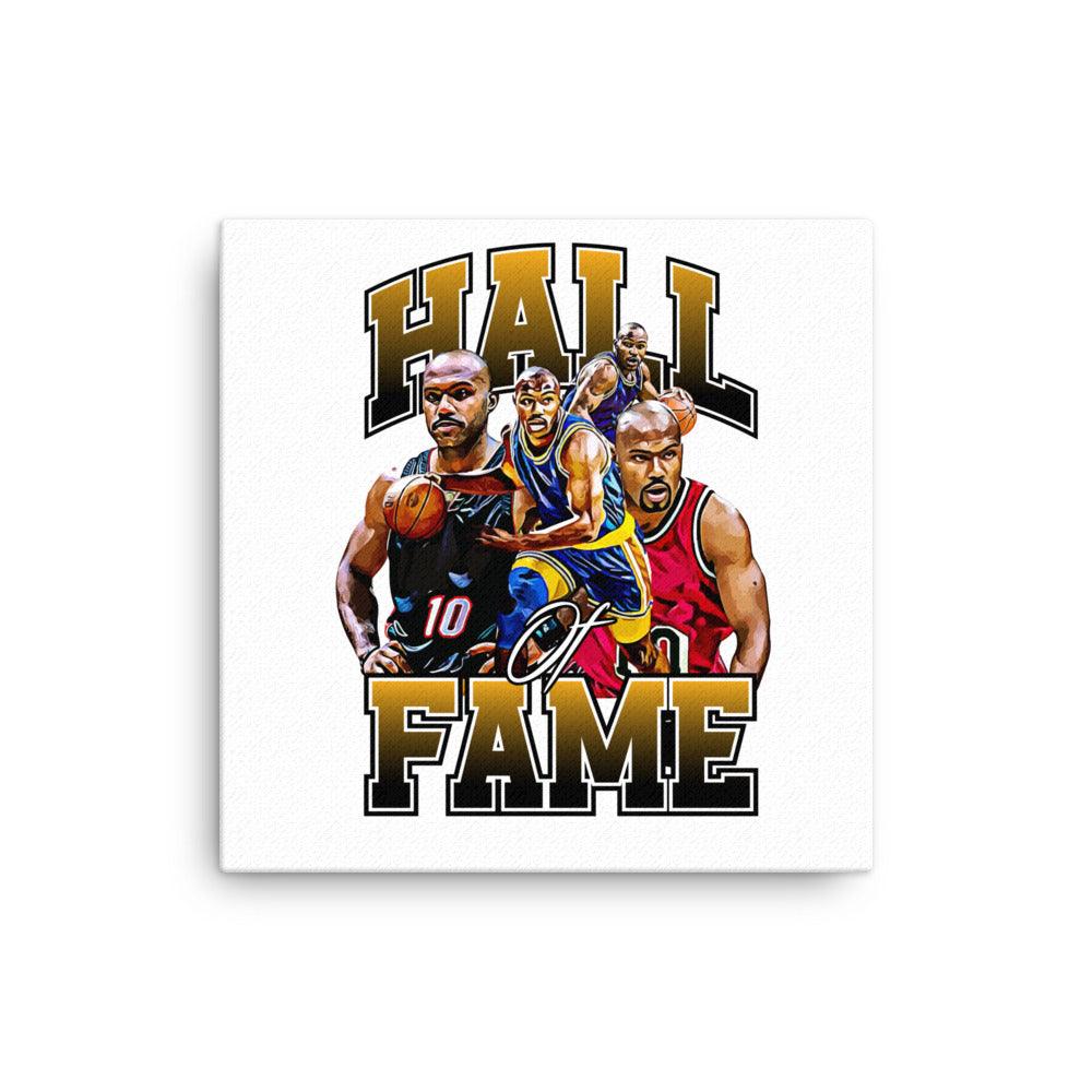 Tim Hardaway Sr. "Hall of Fame" Canvas - Fan Arch