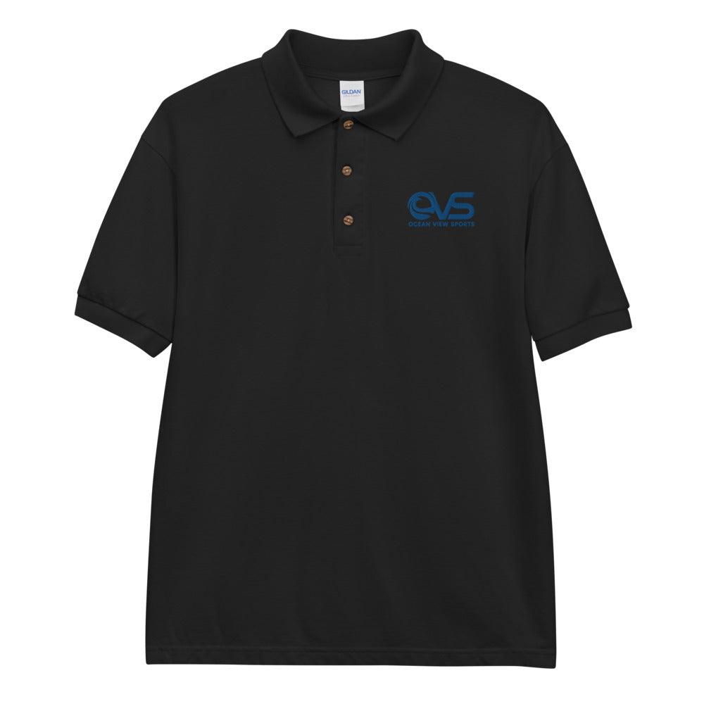 Bryan Miller "OVS" Embroidered Polo Shirt - Fan Arch