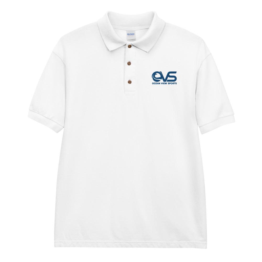 Bryan Miller "OVS" Embroidered Polo Shirt - Fan Arch
