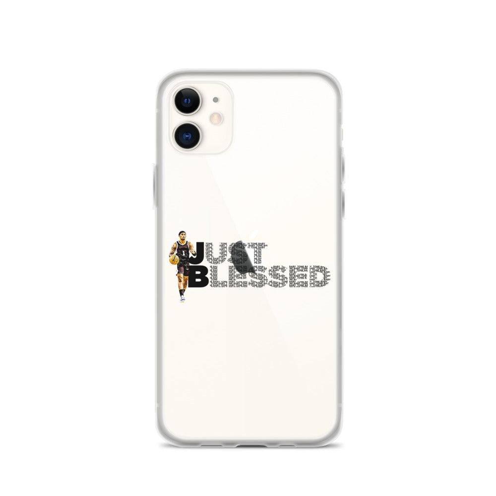 Jordan Burns "Just Blessed" iPhone Case - Fan Arch