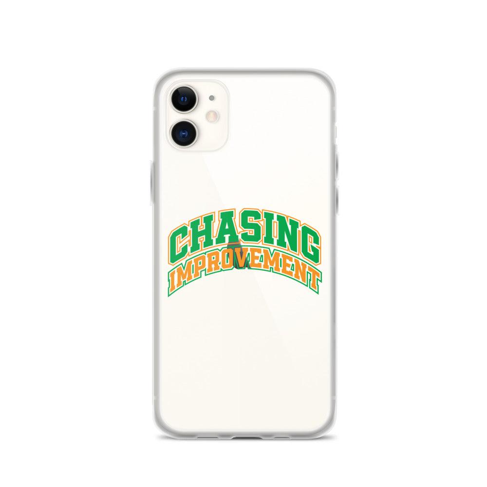 Ashton Washington "Chasing Improvement" iPhone Case - Fan Arch