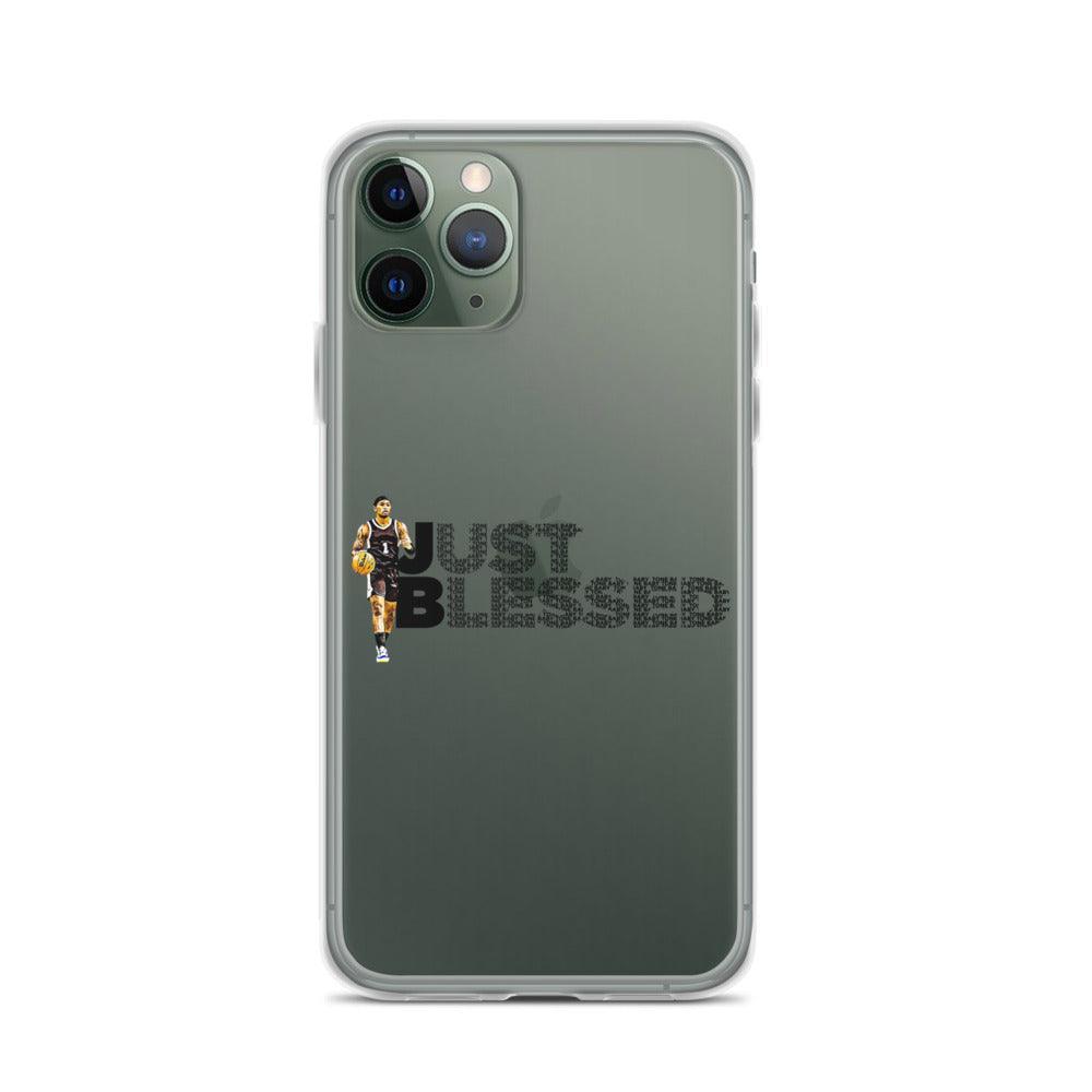 Jordan Burns "Just Blessed" iPhone Case - Fan Arch