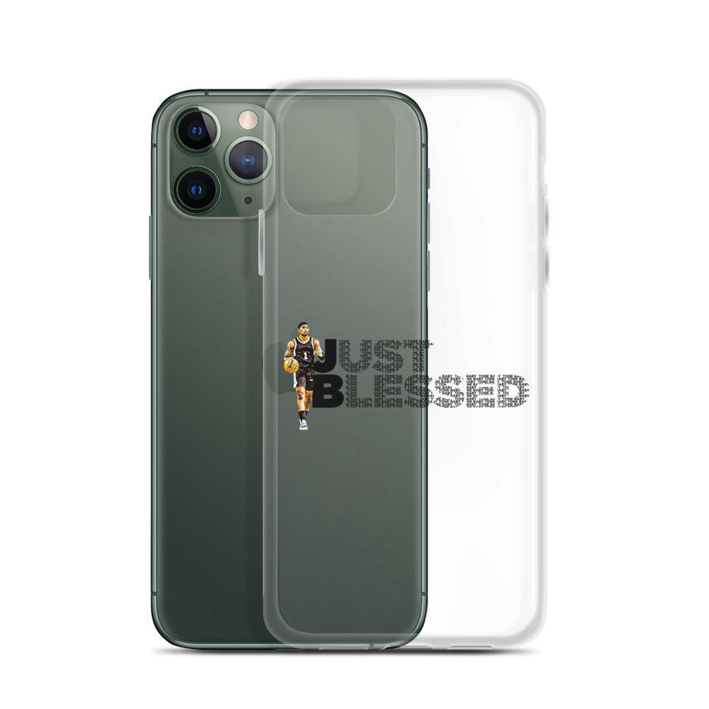 Jordan Burns "Just Blessed" iPhone Case - Fan Arch