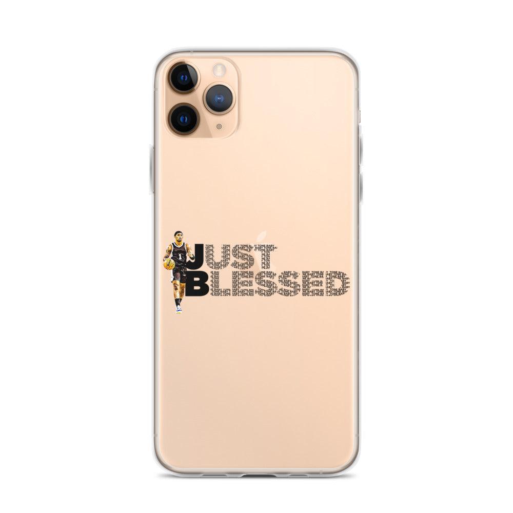 Jordan Burns "Just Blessed" iPhone Case - Fan Arch