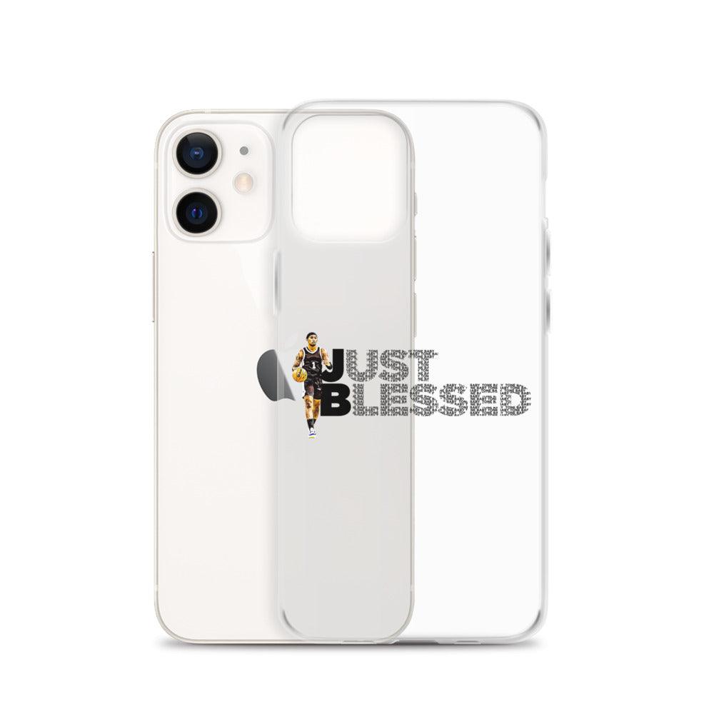 Jordan Burns "Just Blessed" iPhone Case - Fan Arch