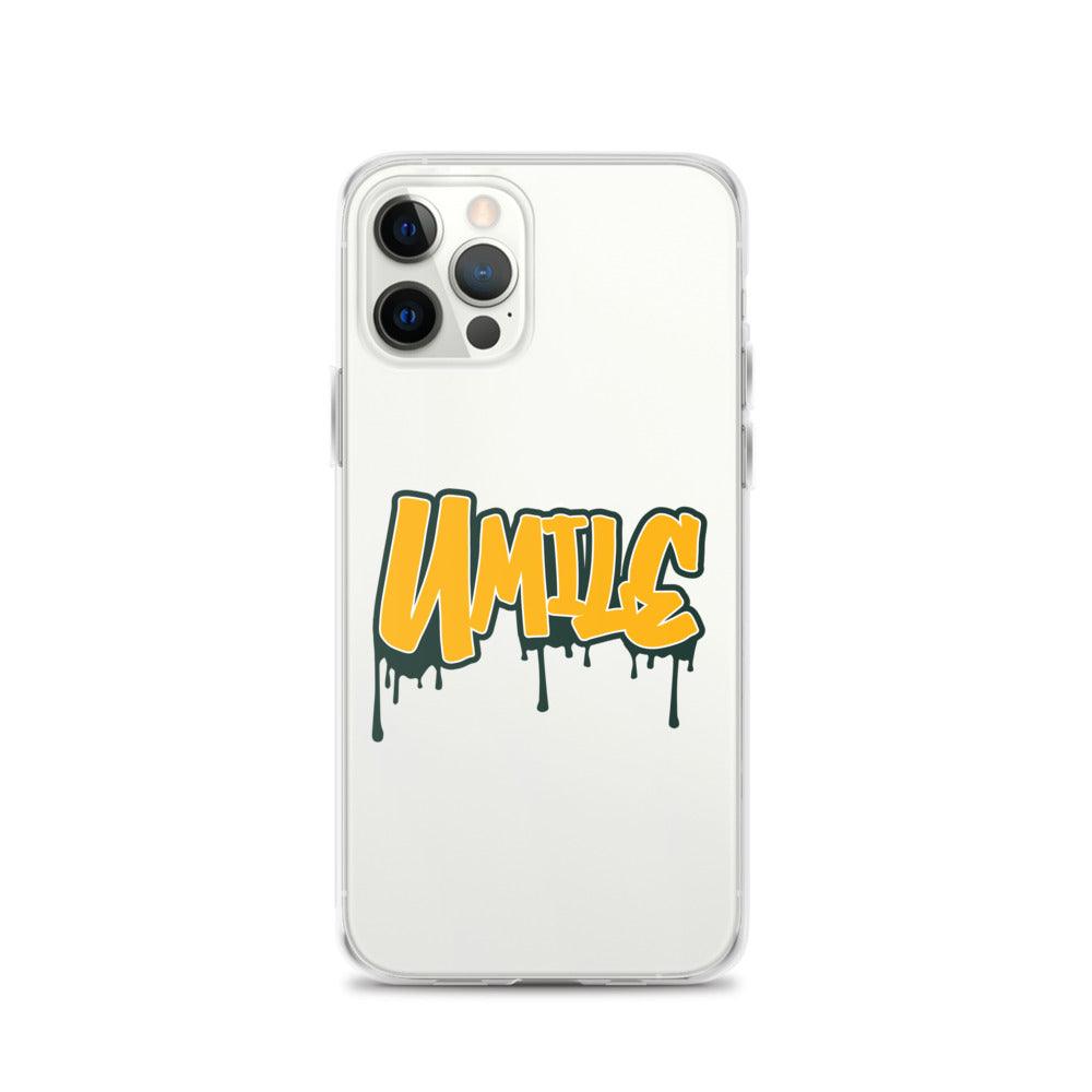 Tedarrell Slaton Jr. “UMILE” iPhone Case - Fan Arch