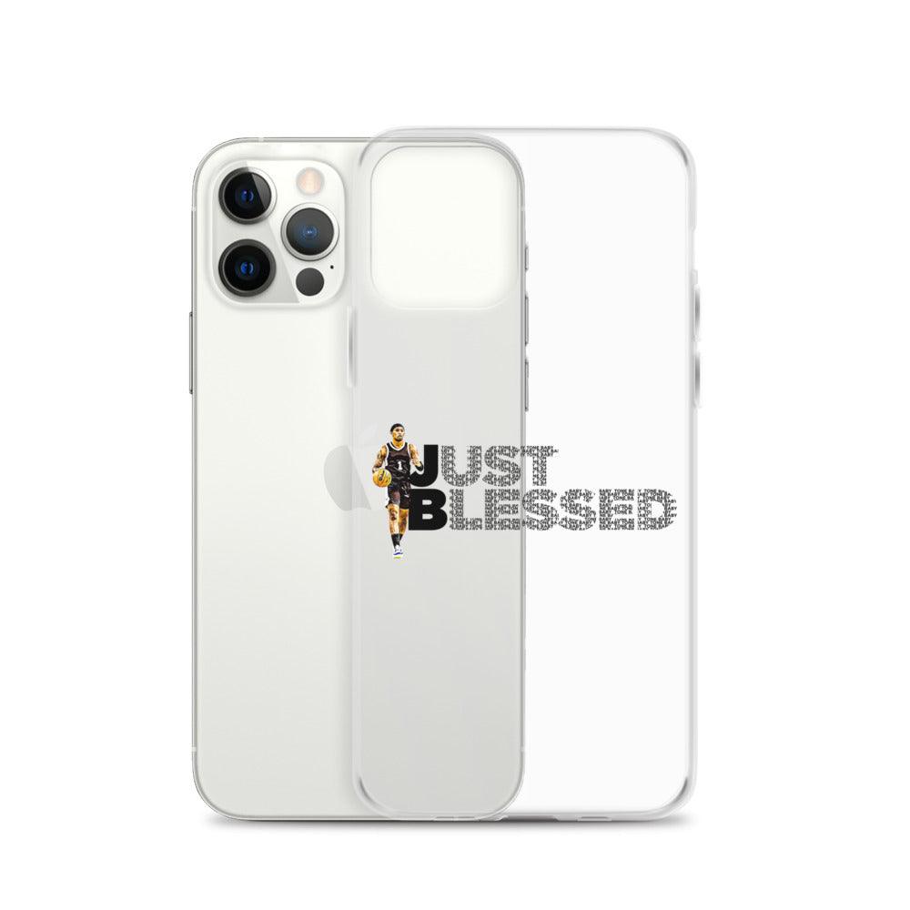 Jordan Burns "Just Blessed" iPhone Case - Fan Arch