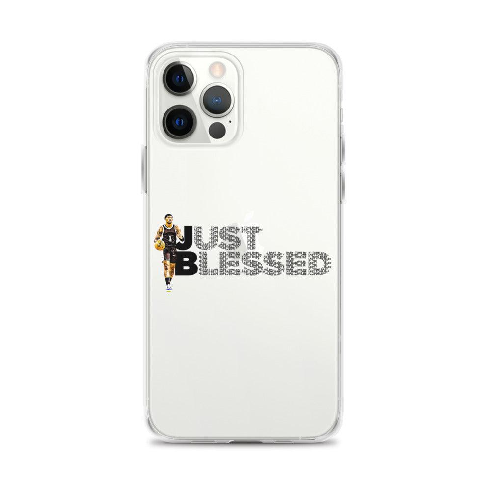 Jordan Burns "Just Blessed" iPhone Case - Fan Arch