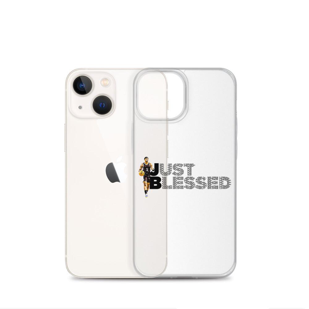 Jordan Burns "Just Blessed" iPhone Case - Fan Arch