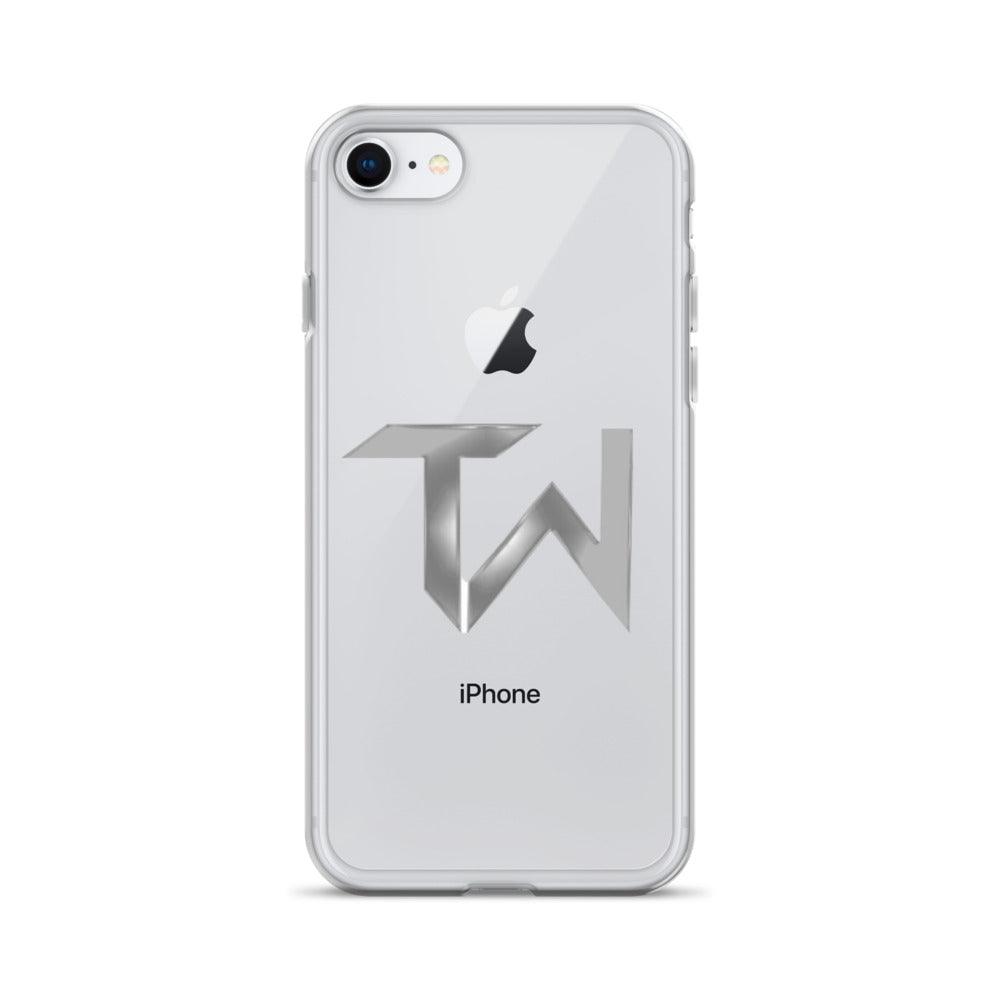 Tre White  "TW" iPhone Case - Fan Arch