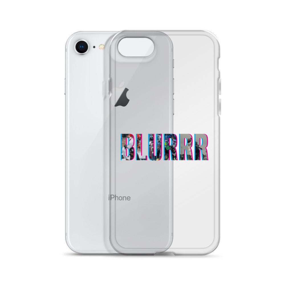 Yulkeith Brown "Blurrr" iPhone Case - Fan Arch