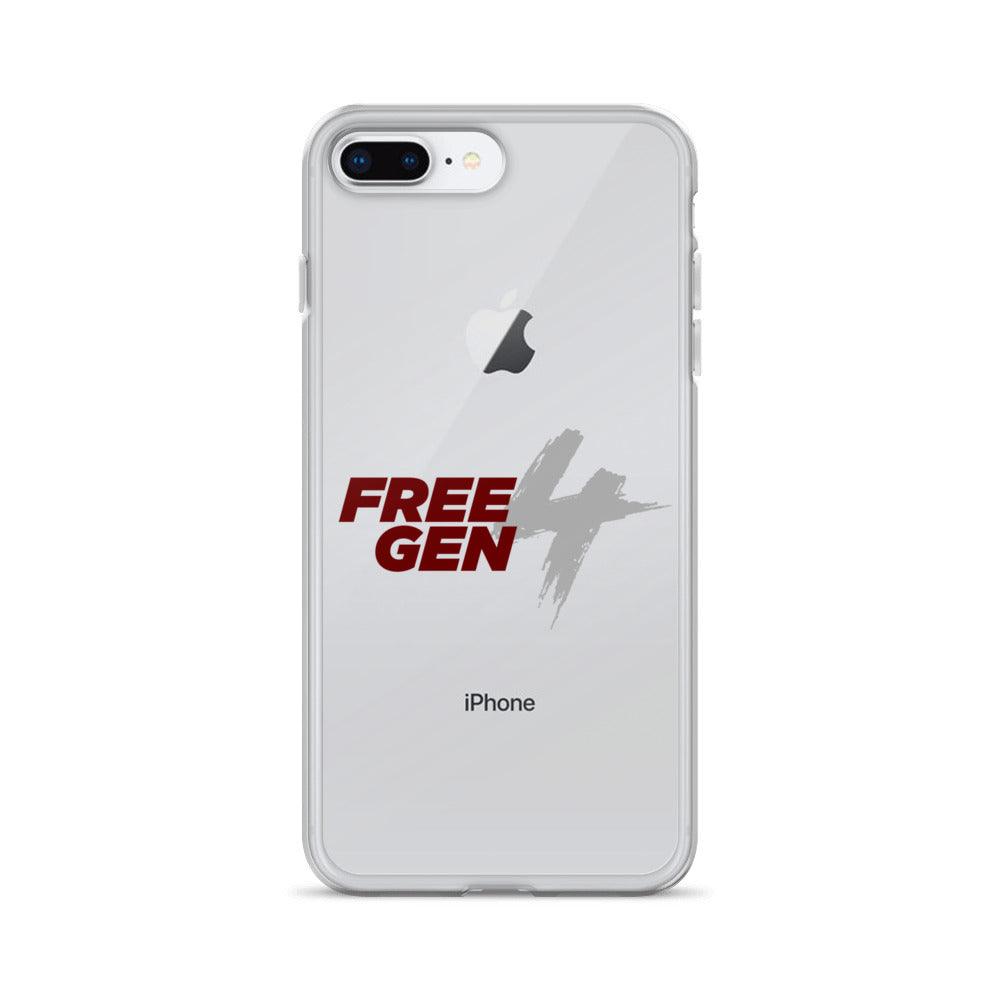 DeCarlos Nicholson "Free Gen4" iPhone Case - Fan Arch