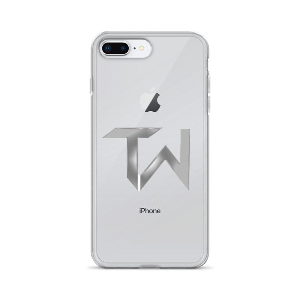 Tre White  "TW" iPhone Case - Fan Arch