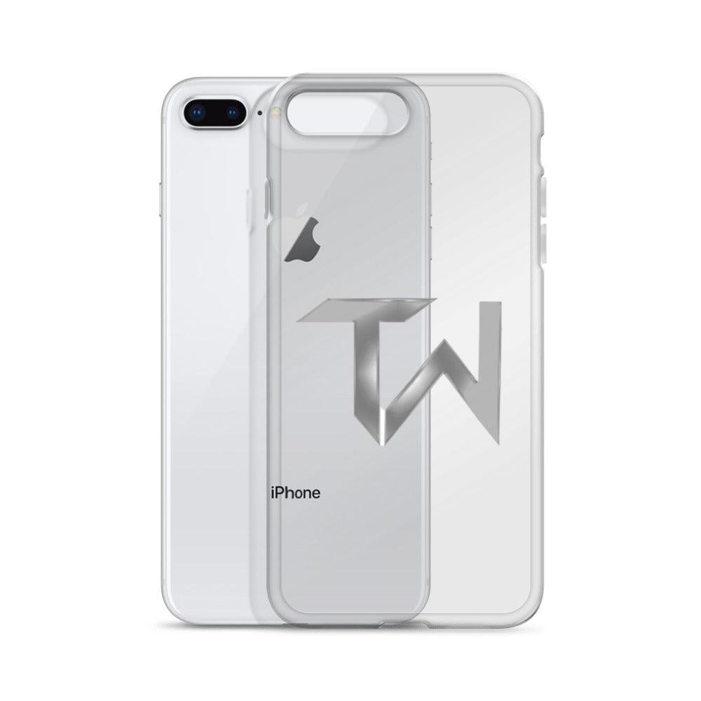 Tre White  "TW" iPhone Case - Fan Arch