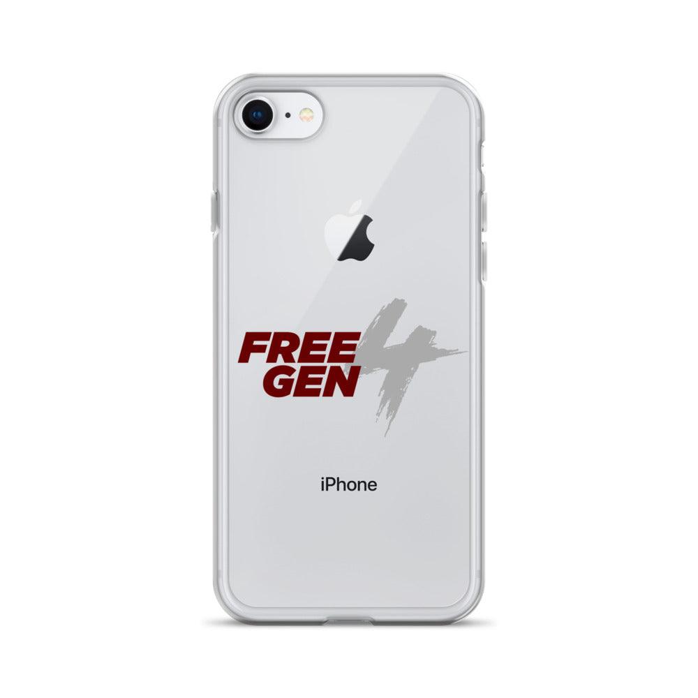 DeCarlos Nicholson "Free Gen4" iPhone Case - Fan Arch