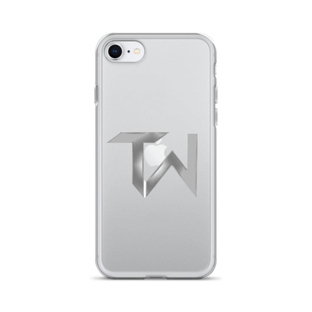 Tre White  "TW" iPhone Case - Fan Arch