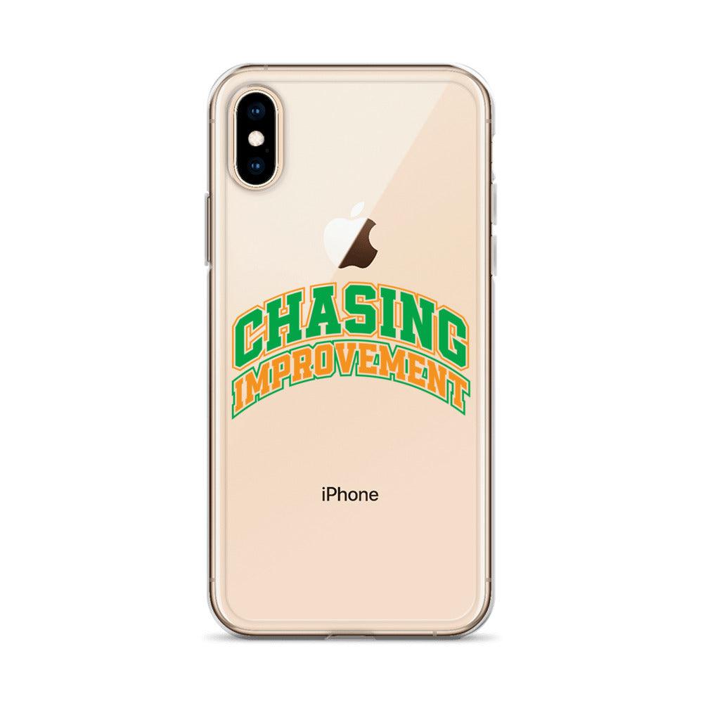 Ashton Washington "Chasing Improvement" iPhone Case - Fan Arch